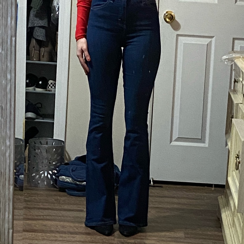 Topshop flared Jamie jeans!
